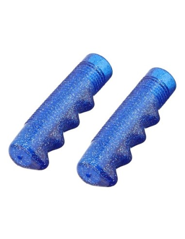 Lowrider Grips 7/8 long 115mm Sparkle/Blue.
